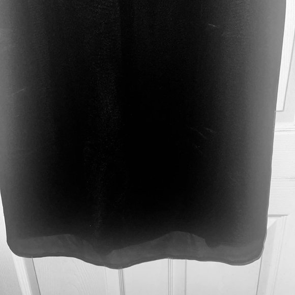 WOMEN'S size 10 -- Dress with Jacket.. PLAZA SOUTH~~ BLACK with WHITE TRIM.~~ - Picture 5 of 10